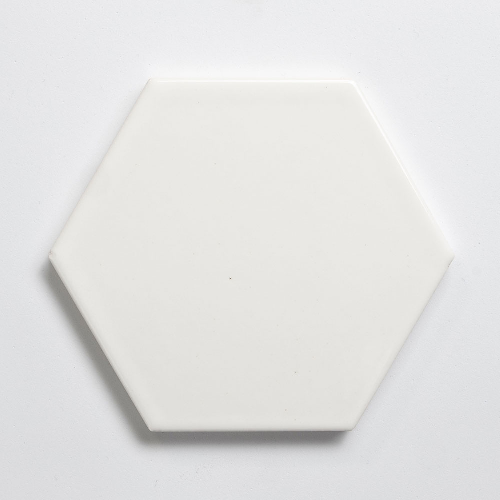 Pearl Glossy Hexagon Ceramic Tiles 5 Ceramic Glossy 6x6 Tiles