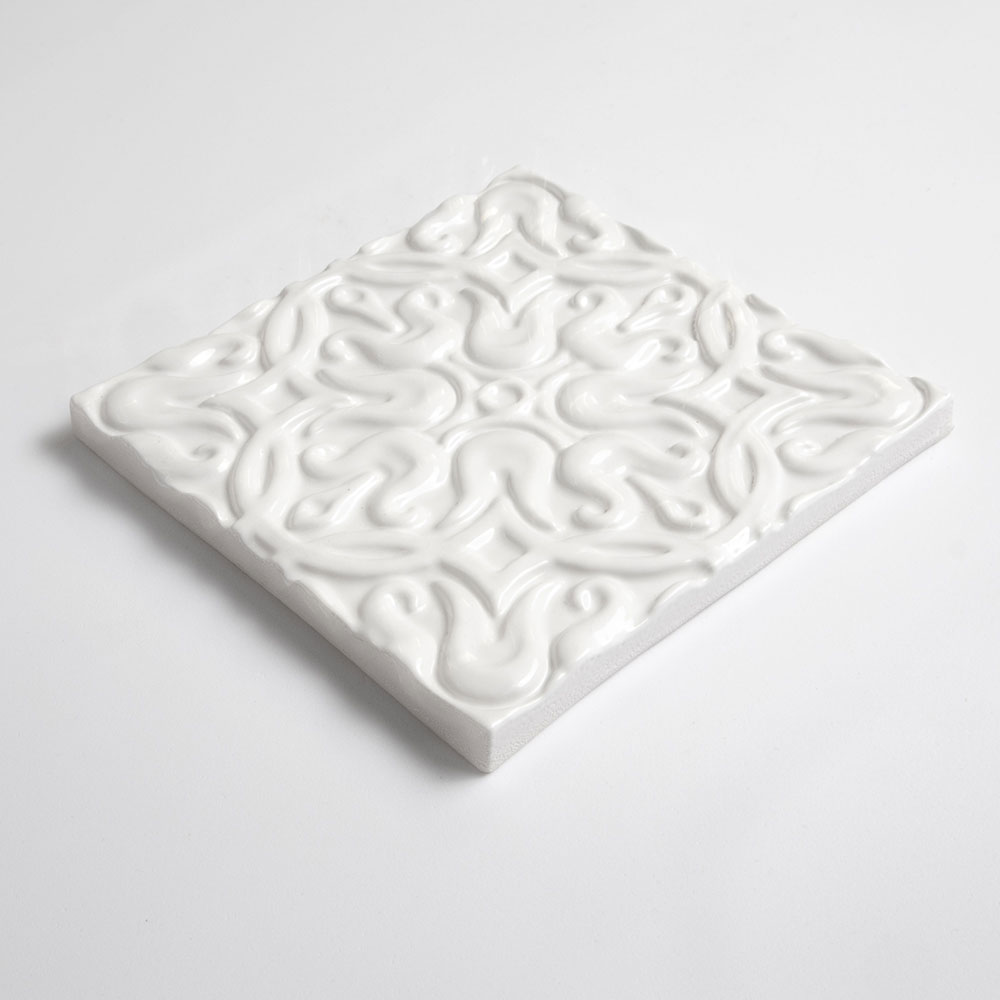 Pearl Glossy Mondial Ceramic Accent Tiles 6x6 Ceramic Glossy 6x6 Accent Tiles — 1