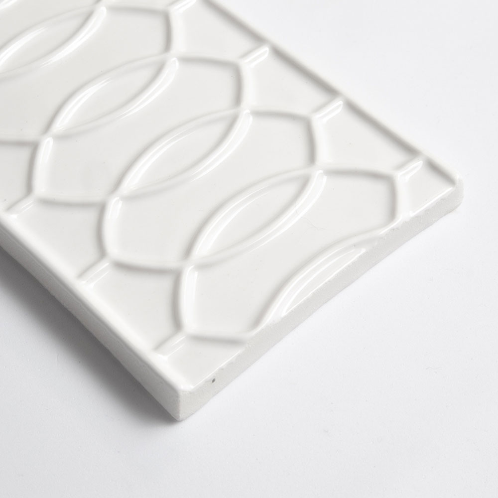 Pearl Glossy Vienna Ceramic Accent Tiles 4x8 Ceramic Glossy 4x8 Accent Tiles — 2