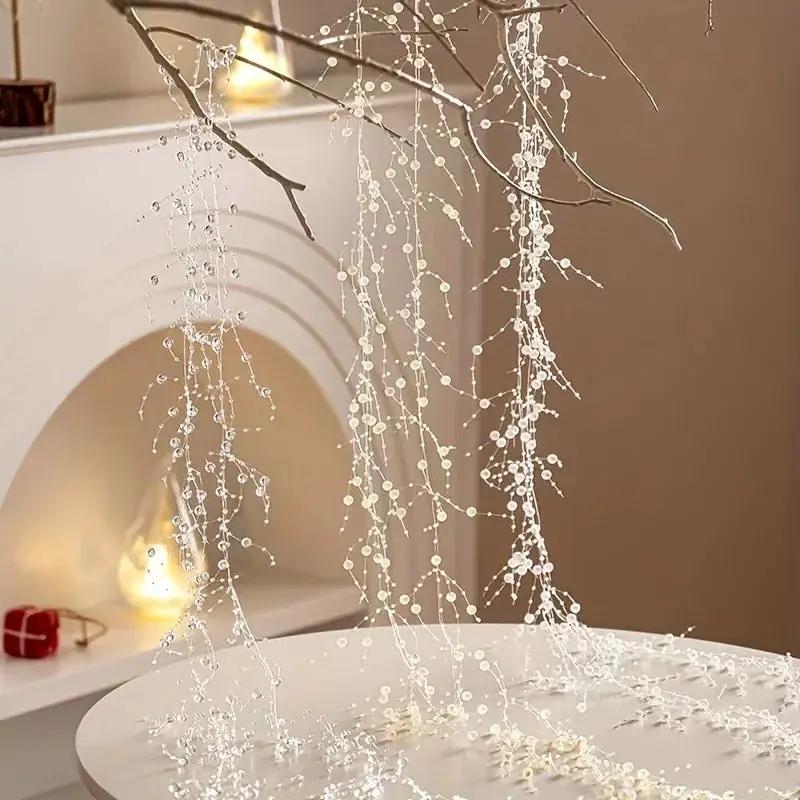 Pearl String Lights, LED, Festive Christmas Decorations by House Of Avana