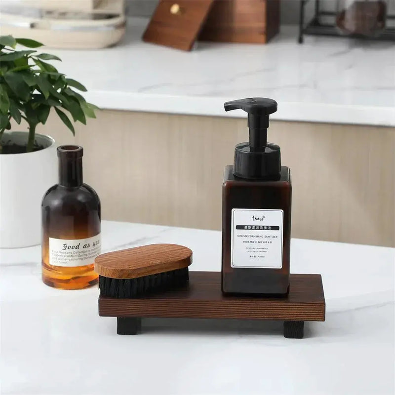 Pedestal Stand - Wooden Small 8.6inch by House Of Avana