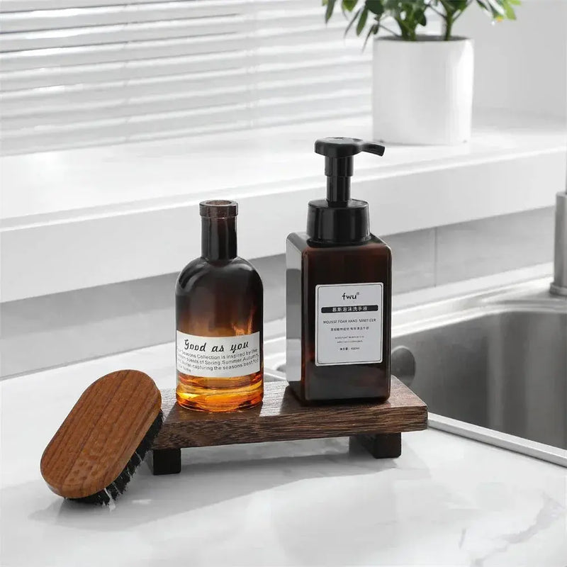 Pedestal Stand - Wooden Small 8.6inch by House Of Avana