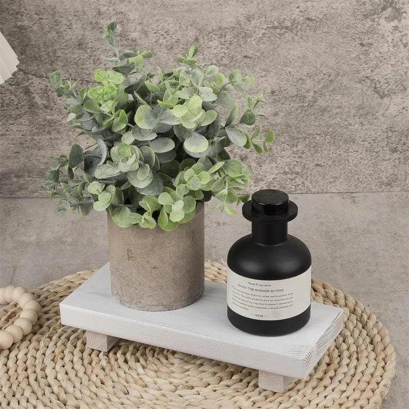 Pedestal Stand - Wooden Small 8.6inch by House Of Avana