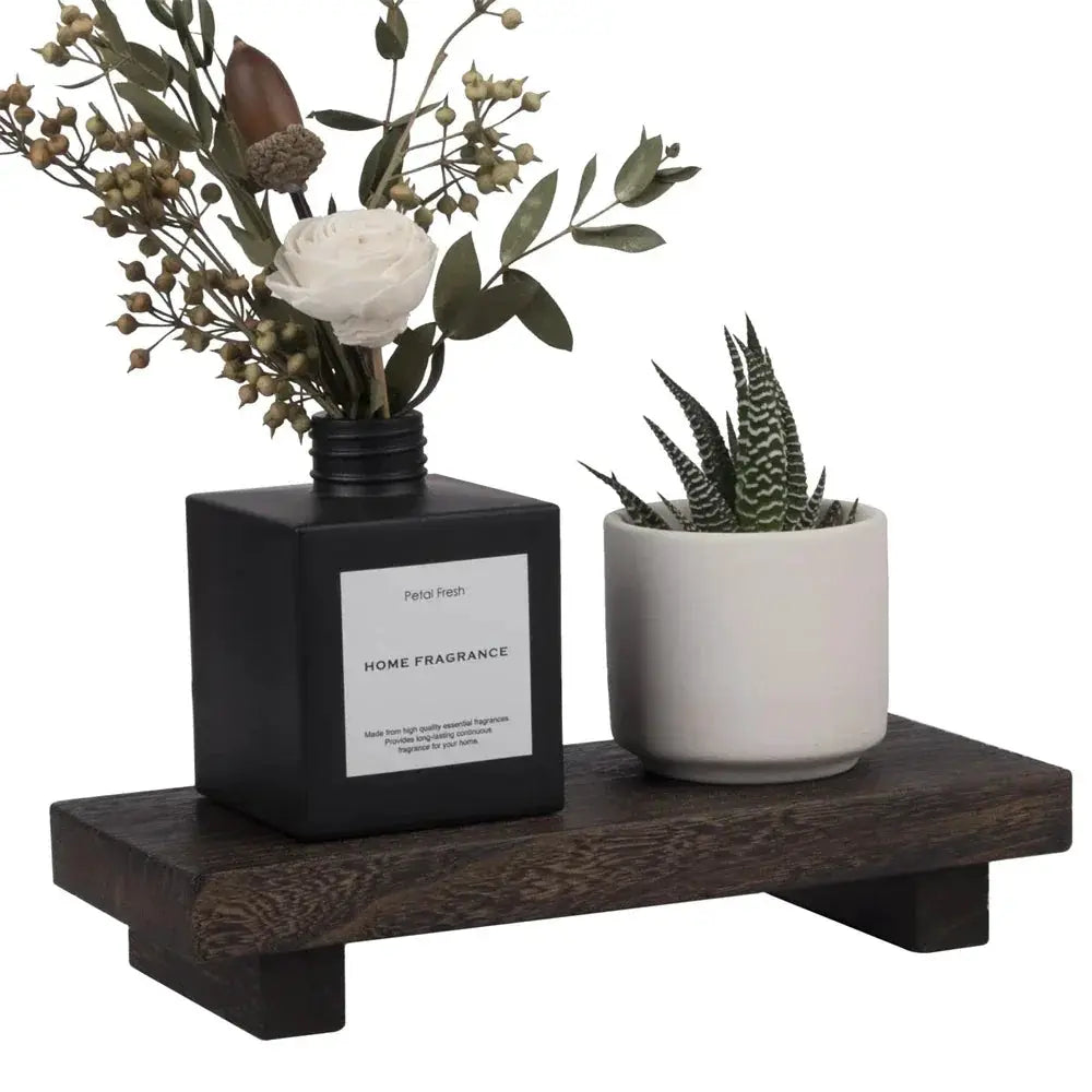 Pedestal Stand - Wooden Small 8.6inch by House Of Avana