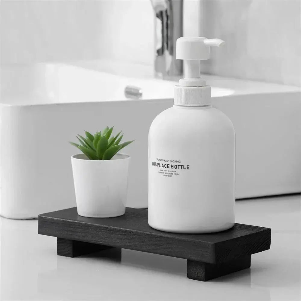 Pedestal Stand - Wooden Small 8.6inch by House Of Avana