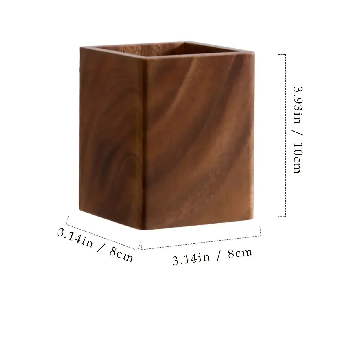 Pen Holder - Vintage Wooden Blue by House Of Avana