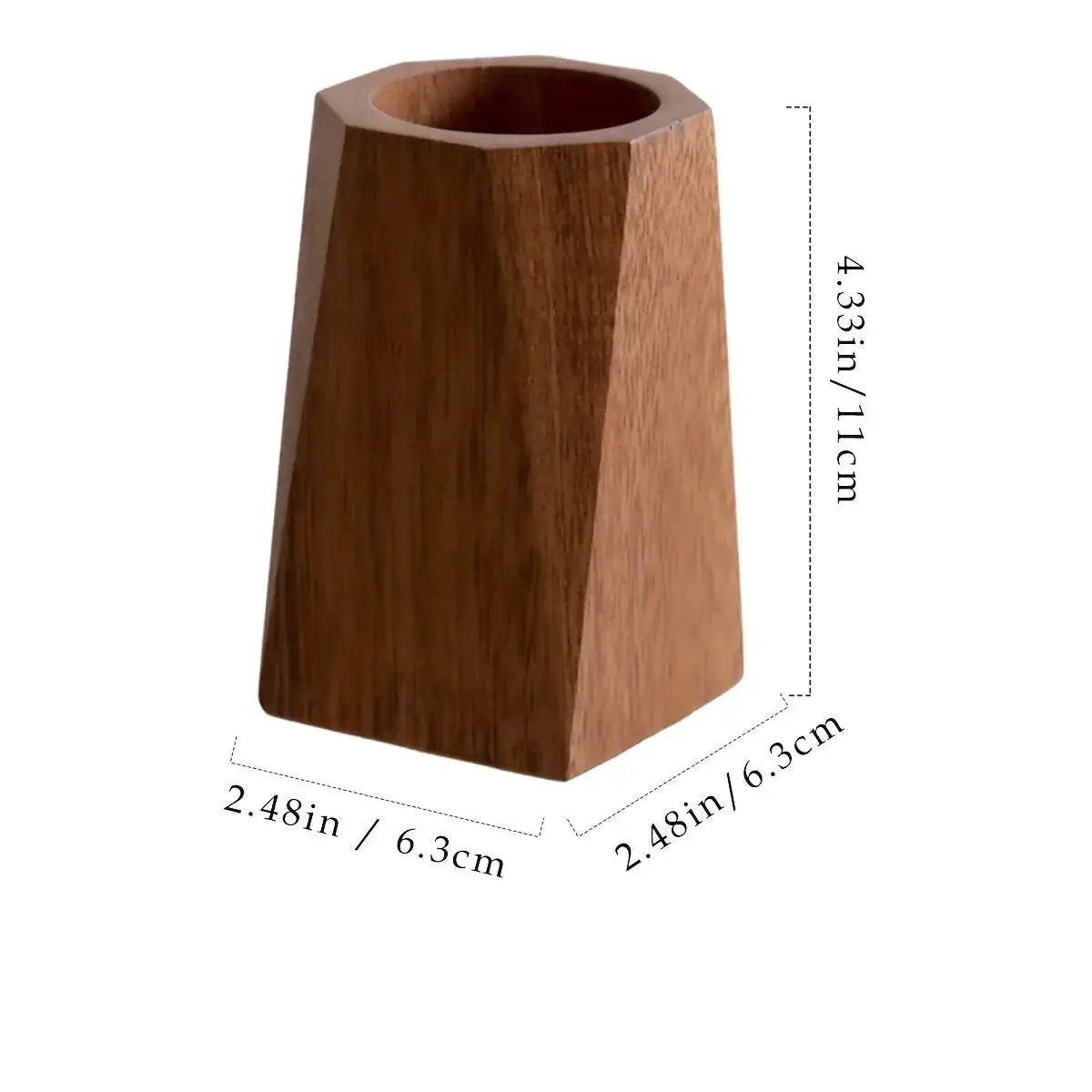 Pen Holder - Vintage Wooden Blue by House Of Avana