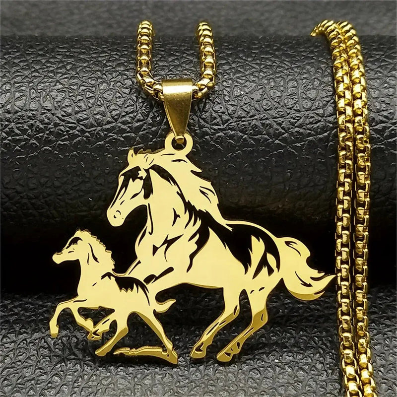 Pendant Necklace - Stainless Steel Animal Lover by House Of Avana