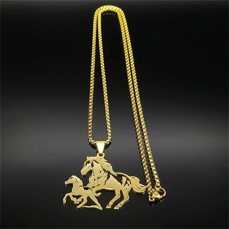 Pendant Necklace - Stainless Steel Animal Lover by House Of Avana