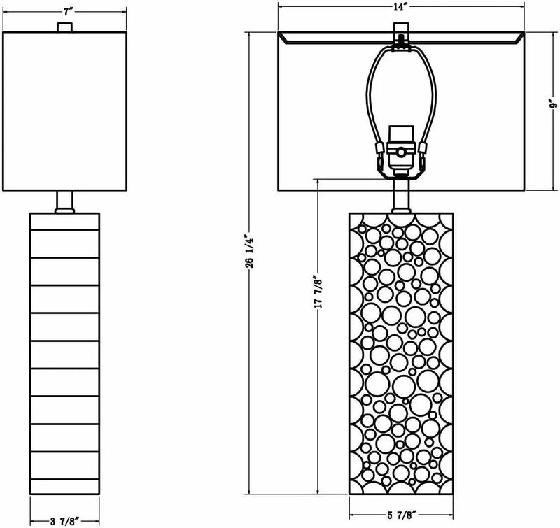 Pendlebury Table Lamp by Boutique Rugs