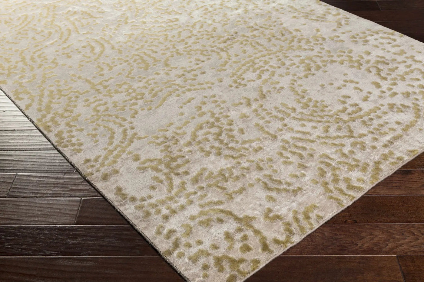 Pensacola Taupe Premium Wool&Viscose Rug - Clearance by Boutique Rugs
