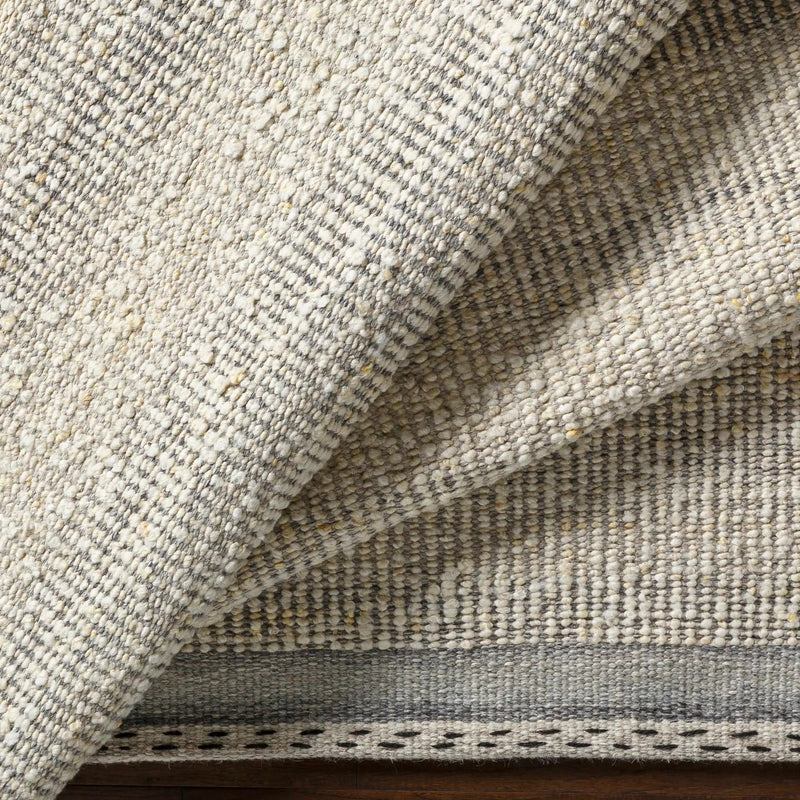Penticton Cream Flat Woven Wool Rug by Boutique Rugs
