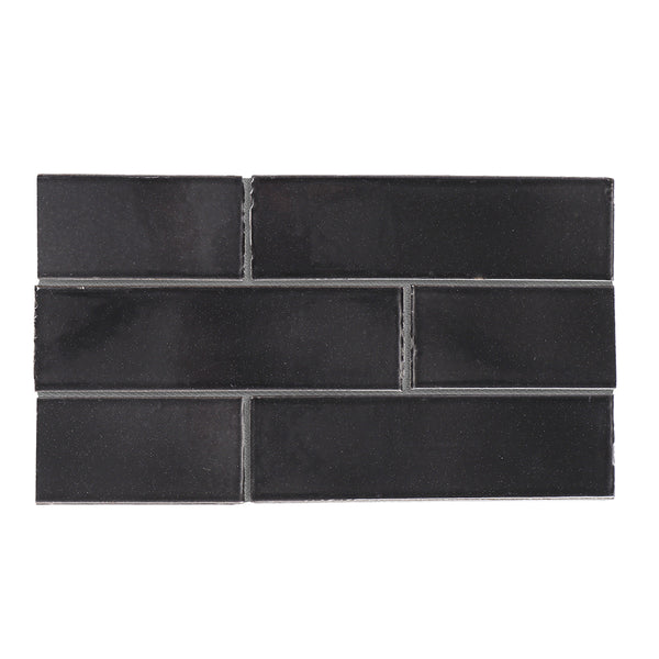 Perfect Storm Glossy Glazed Terracotta Tiles 2 1/8x7 1/2