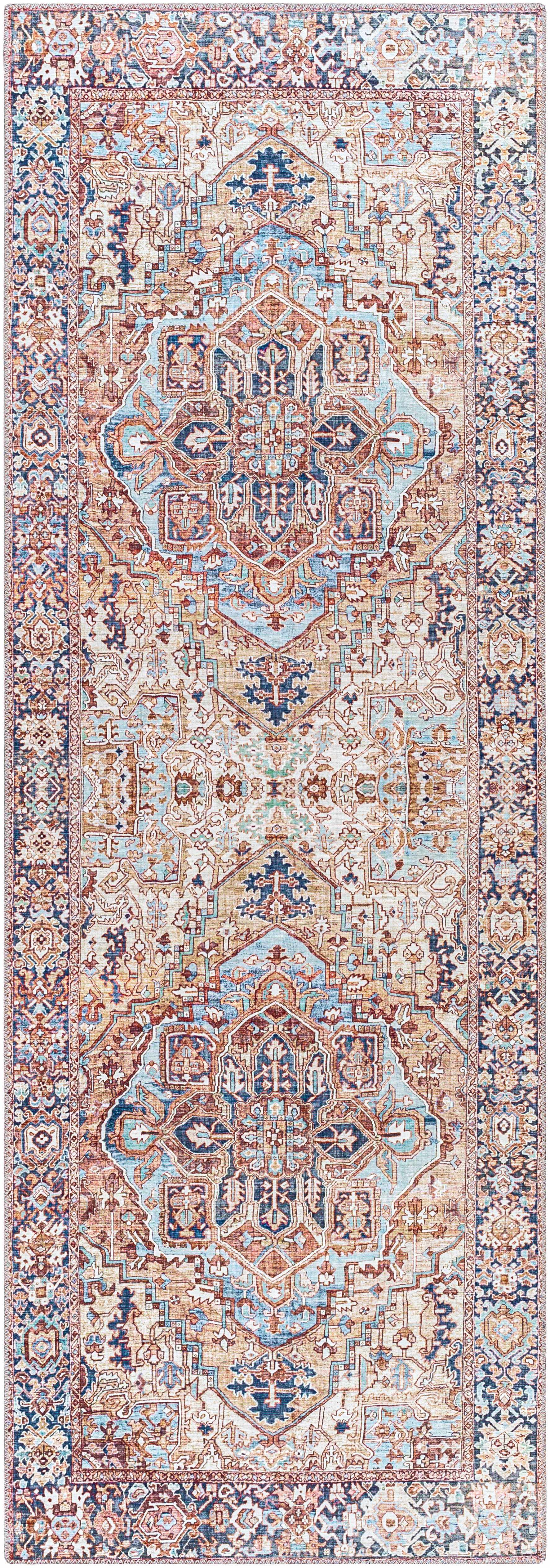 Neyland Iris Olive & Brown Area Rug 2360 by Boutique Rugs