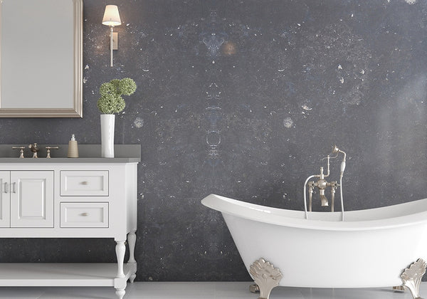 Petit Granit Honed Marble Slab Random room scene