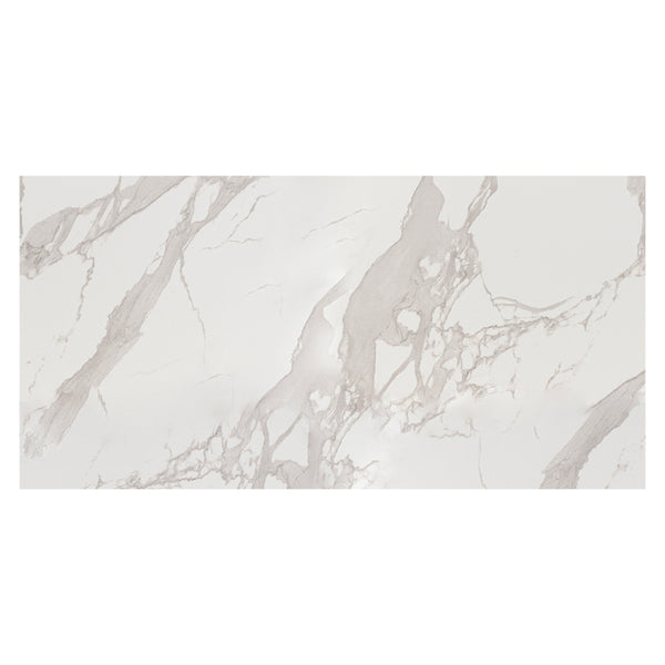 Petra White Matte Porcelain Tiles 24x48