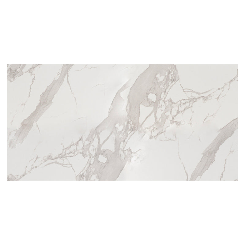 Petra White Polished Porcelain Tiles 24x48 Porcelain Polished 24x48 Tiles