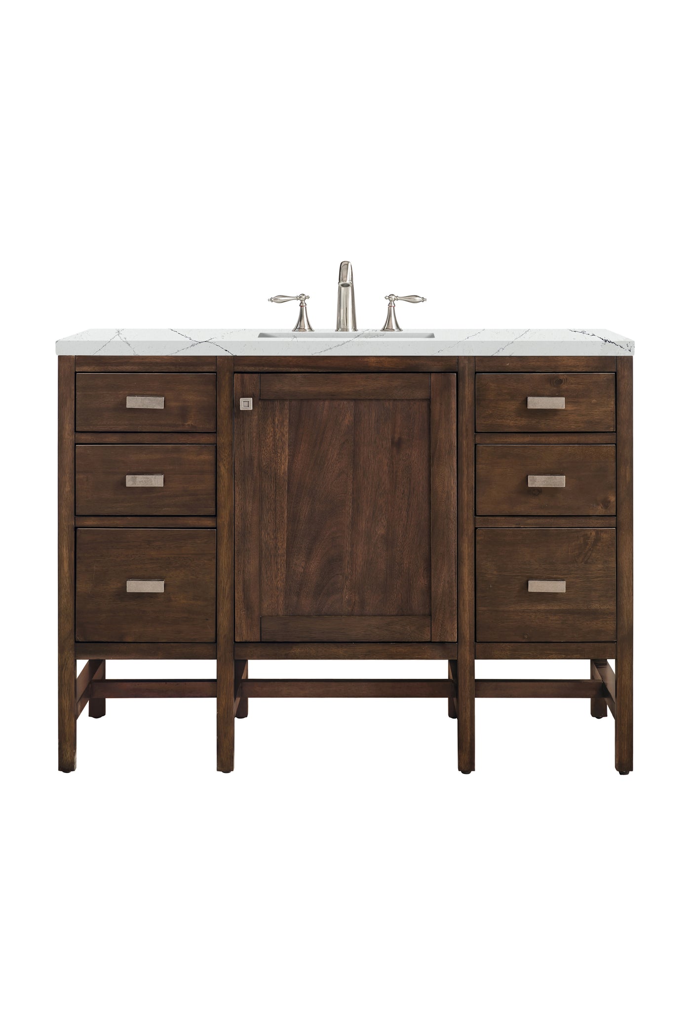 James Martin Addison 48" Single Bathroom Vanity, Mid-Century Acacia by James Martin
