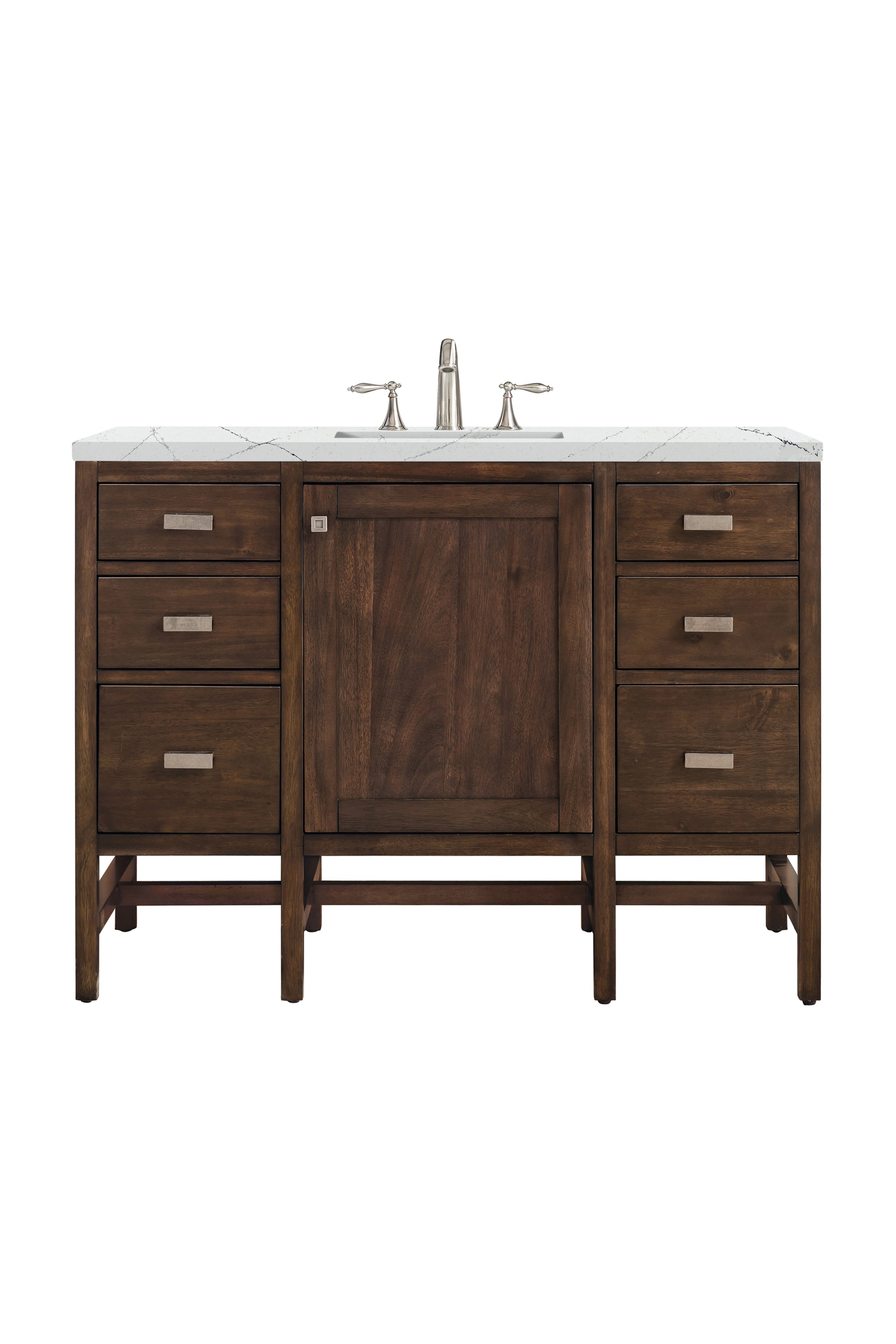 James Martin Addison 48" Single Bathroom Vanity, Mid-Century Acacia by James Martin