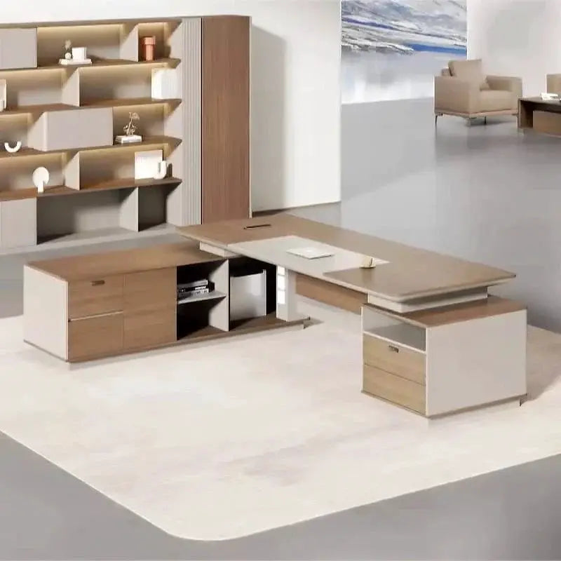 Elston · Modern L-Shaped Executive Desk by Arc Grove