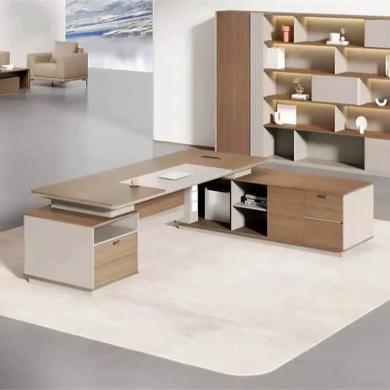 Elston · Modern L-Shaped Executive Desk by Arc Grove