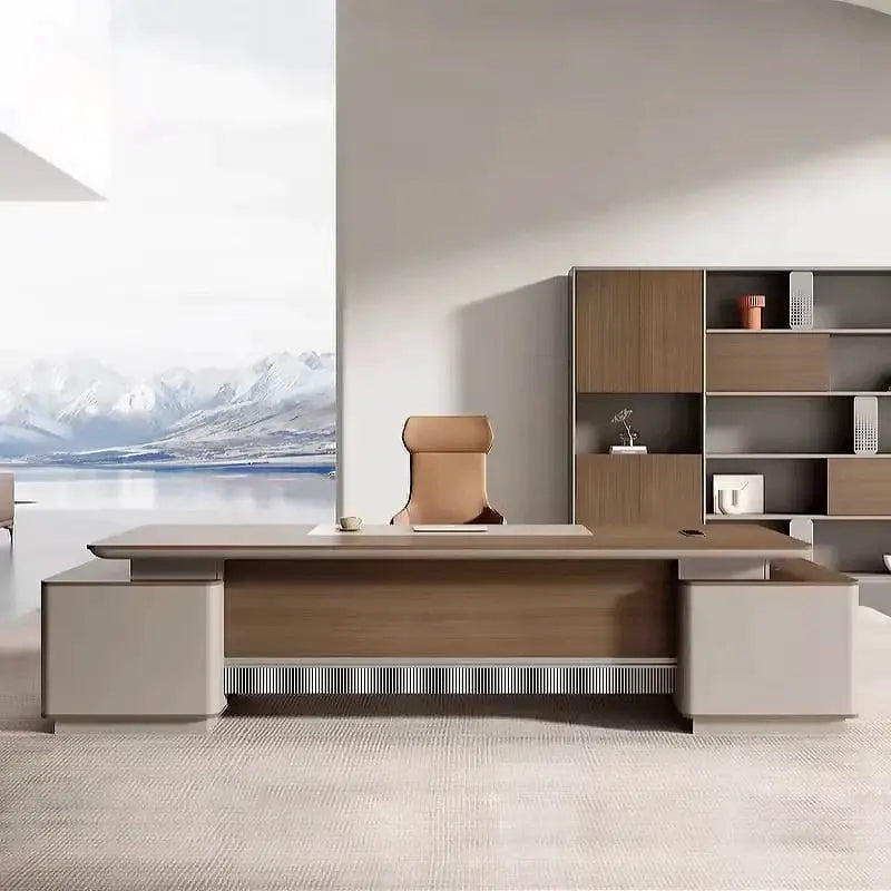 Elston · Modern L-Shaped Executive Desk by Arc Grove