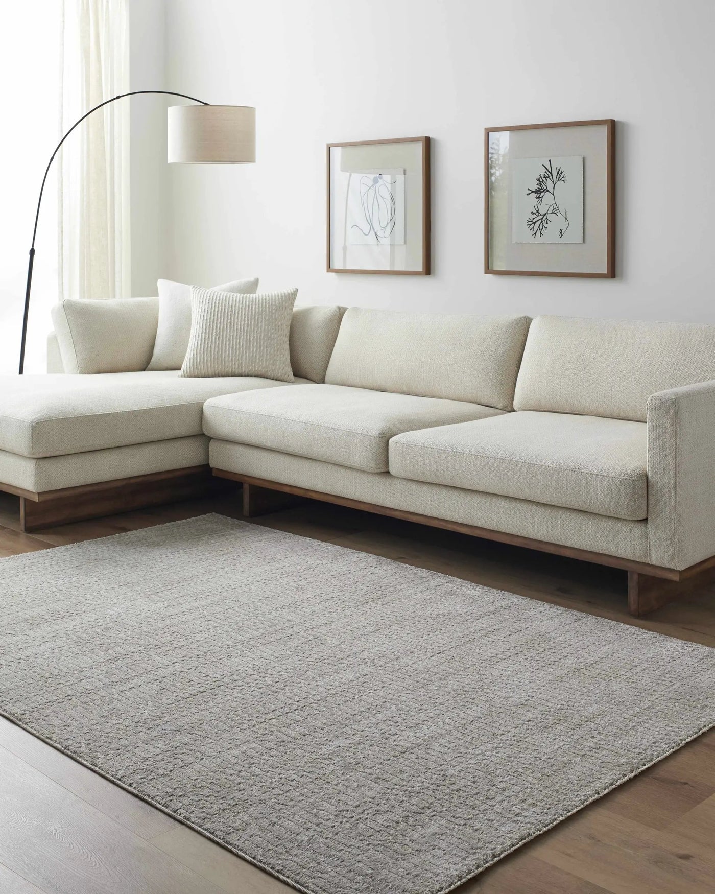 Pabla Light Gray Area Rug by Boutique Rugs