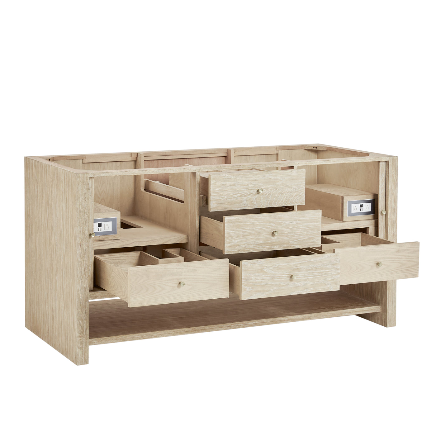James Martin Marigot 72" Double Bathroom Vanity, Sunwashed Oak by James Martin