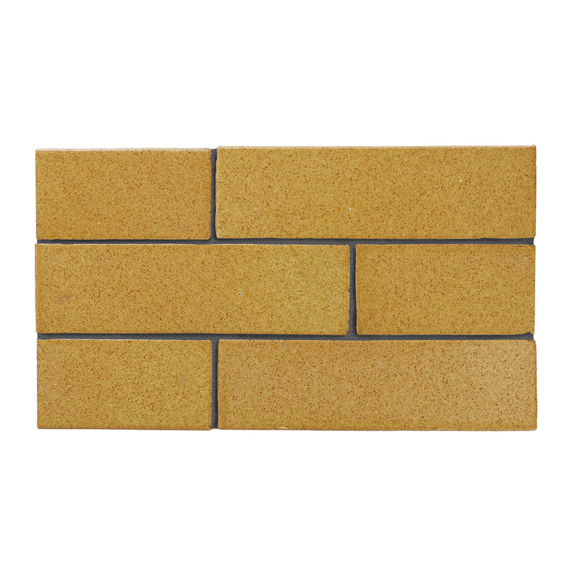 Pico Gold Matte Glazed Terracotta Tiles 2 1/8x7 1/2 Thin Brick Matte 4x8 Tiles