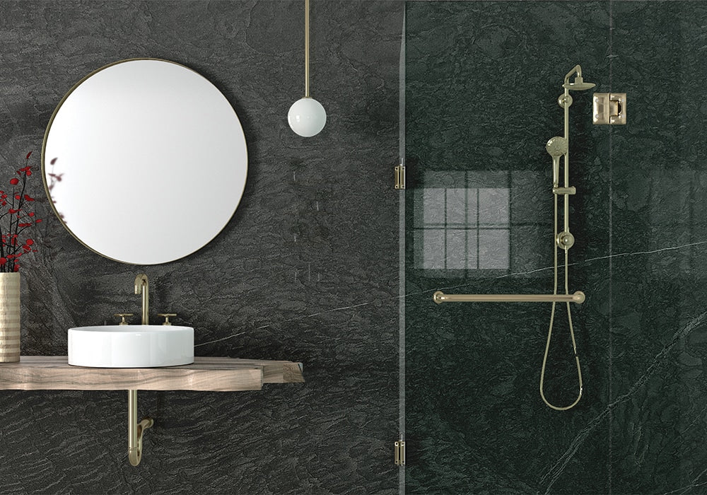 Pietra Cardoso Honed Slate Slab Random room scene 3