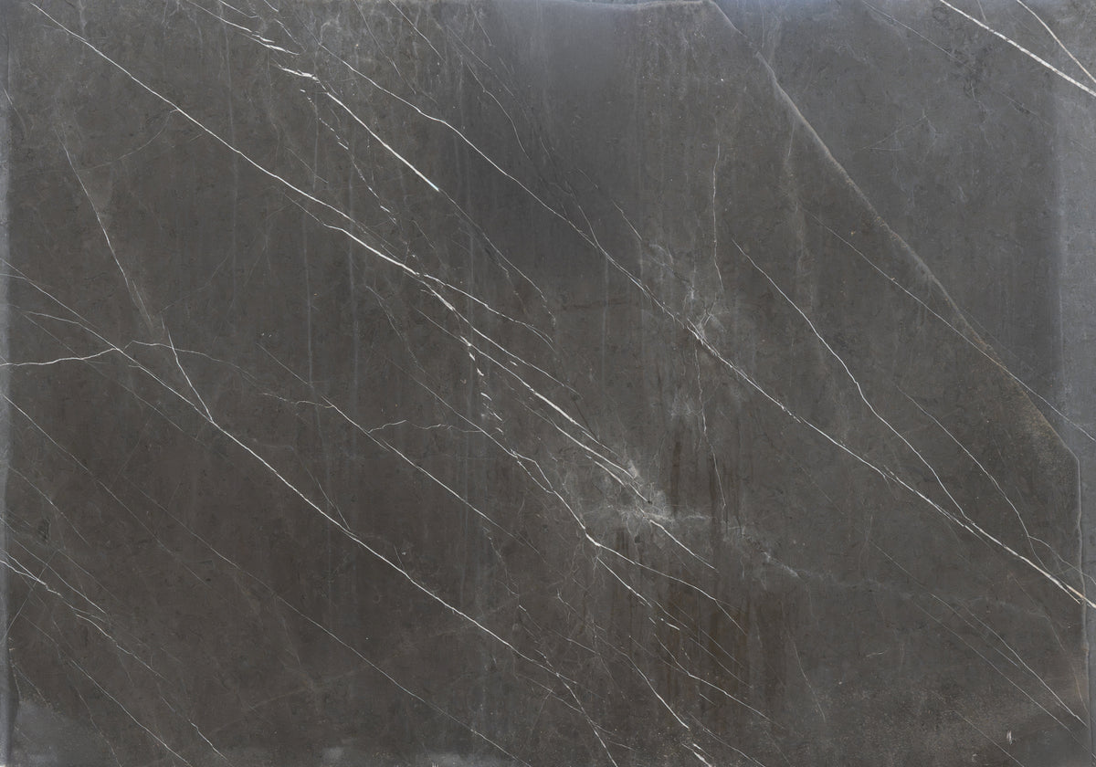 Pietra Gray Honed Marble Slab Random