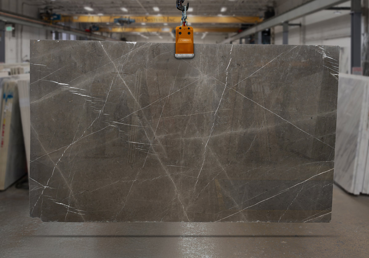 Pietra Gray Polished Marble Slab Random 1 1/4 batch 25738-1-7