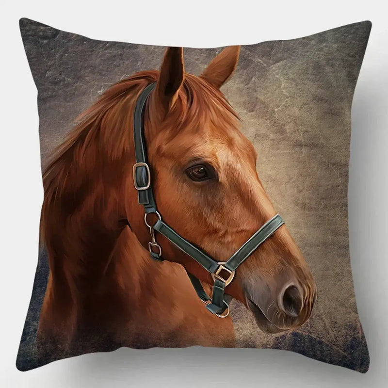 Pillow Case - Wild Animal Cotton 45x45cm by House Of Avana