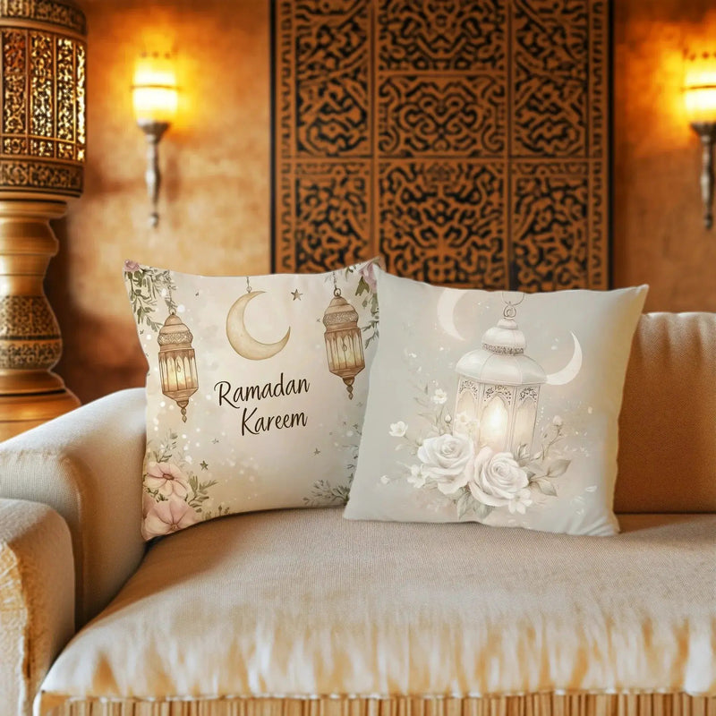 Pillow Cover - Soft Pink Polyester 45x45cm by House Of Avana