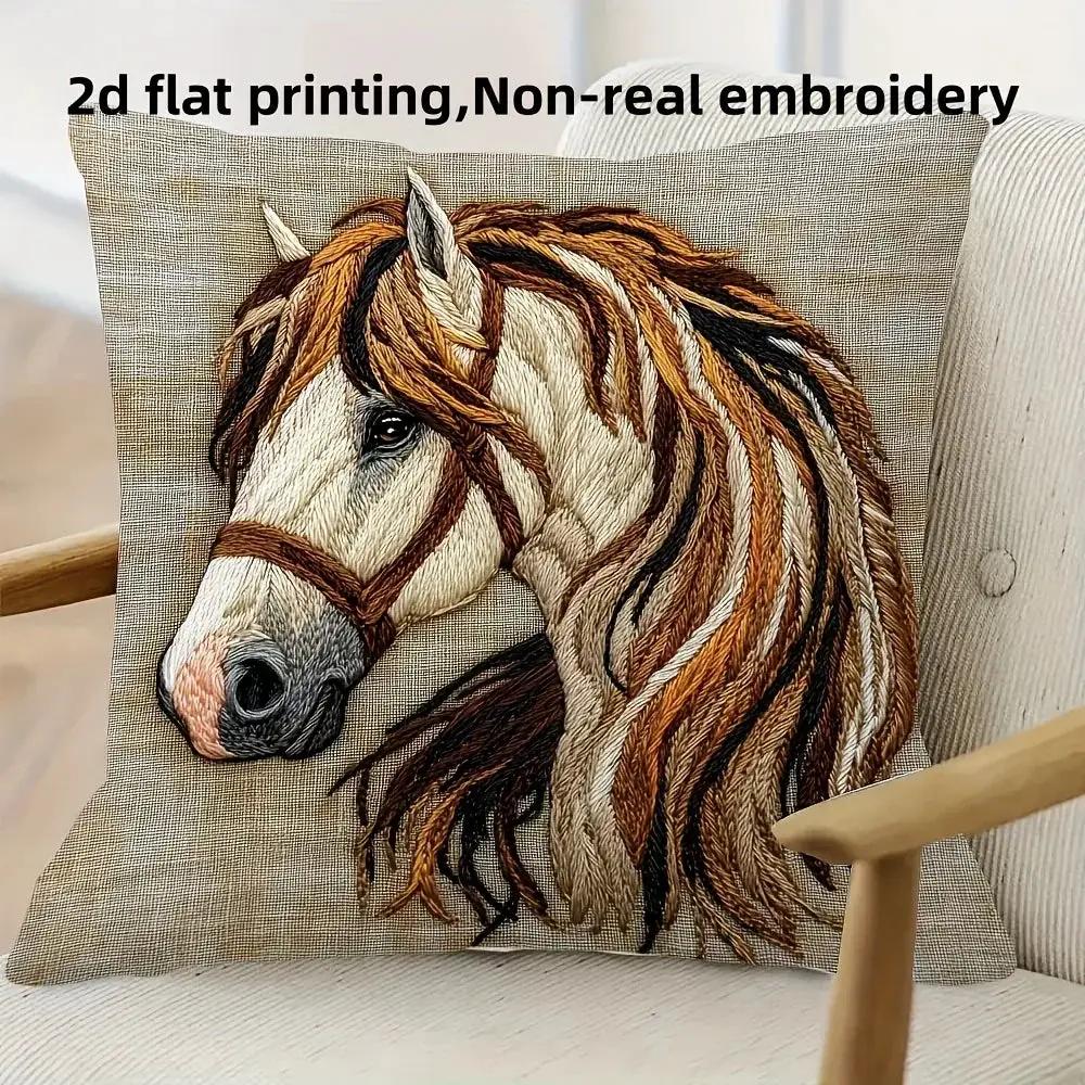 Pillow Cover - Traditional Polyester 45cm by House Of Avana
