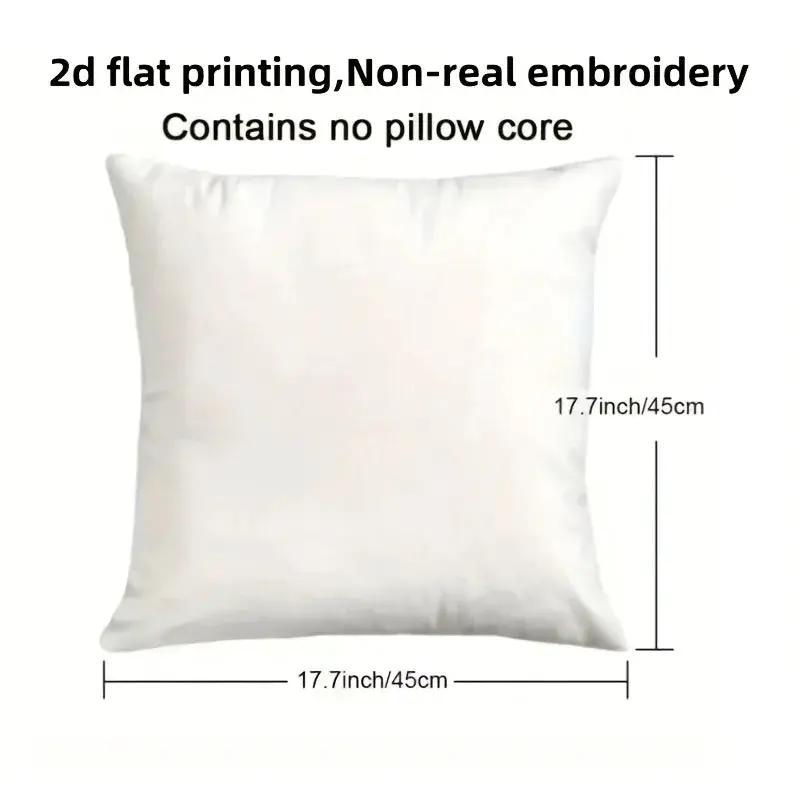 Pillow Cover - Traditional Polyester 45cm by House Of Avana