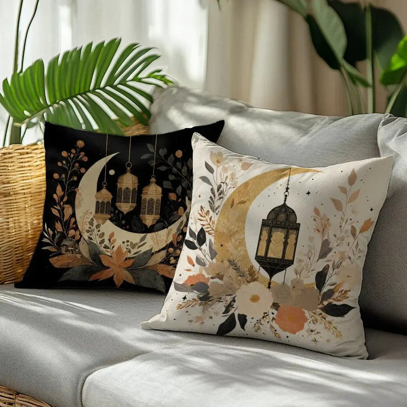Pillow Covers - Crescent Printed Polyester 44.98cm by House Of Avana