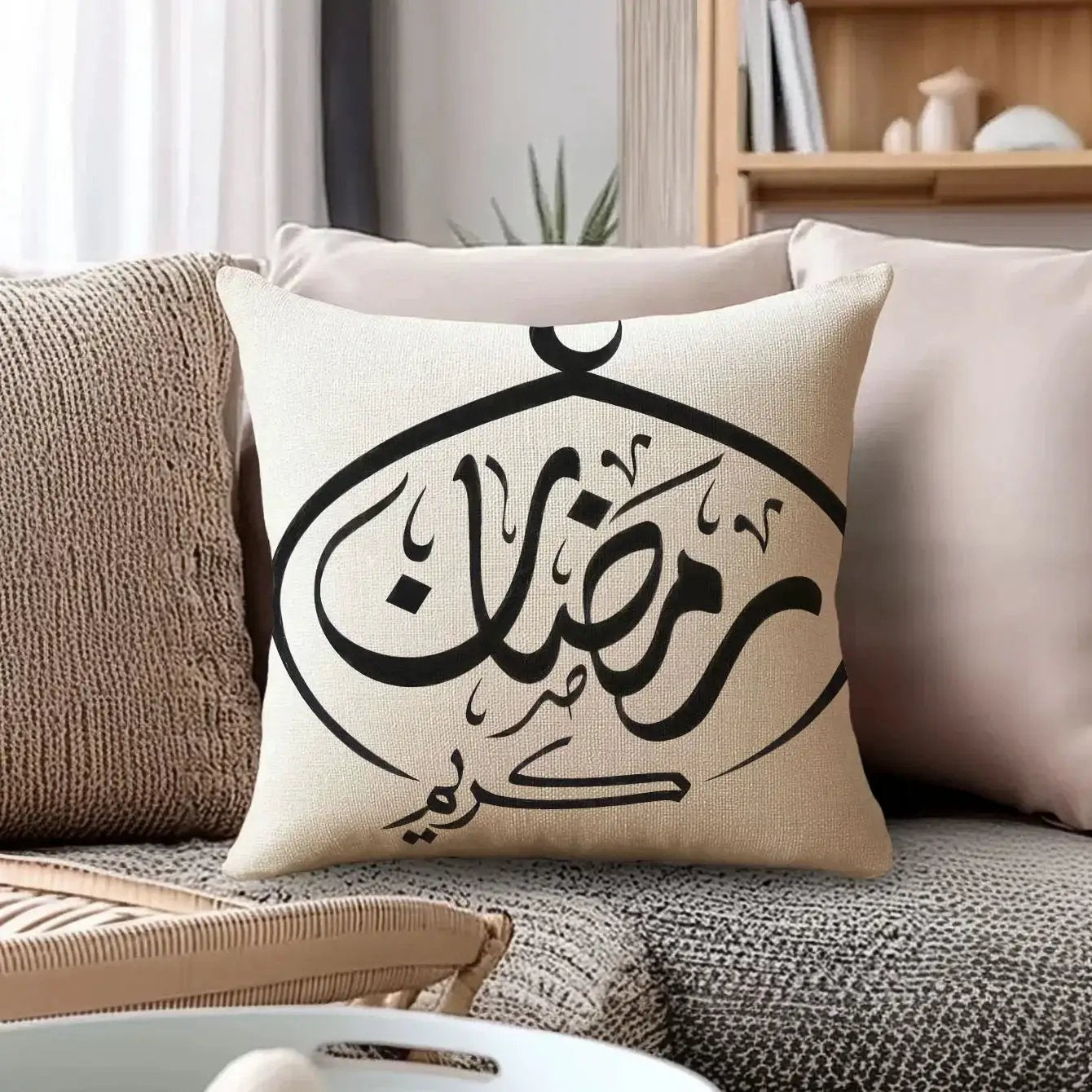Pillow Covers - Ramadan Print Polyester 44cm by House Of Avana
