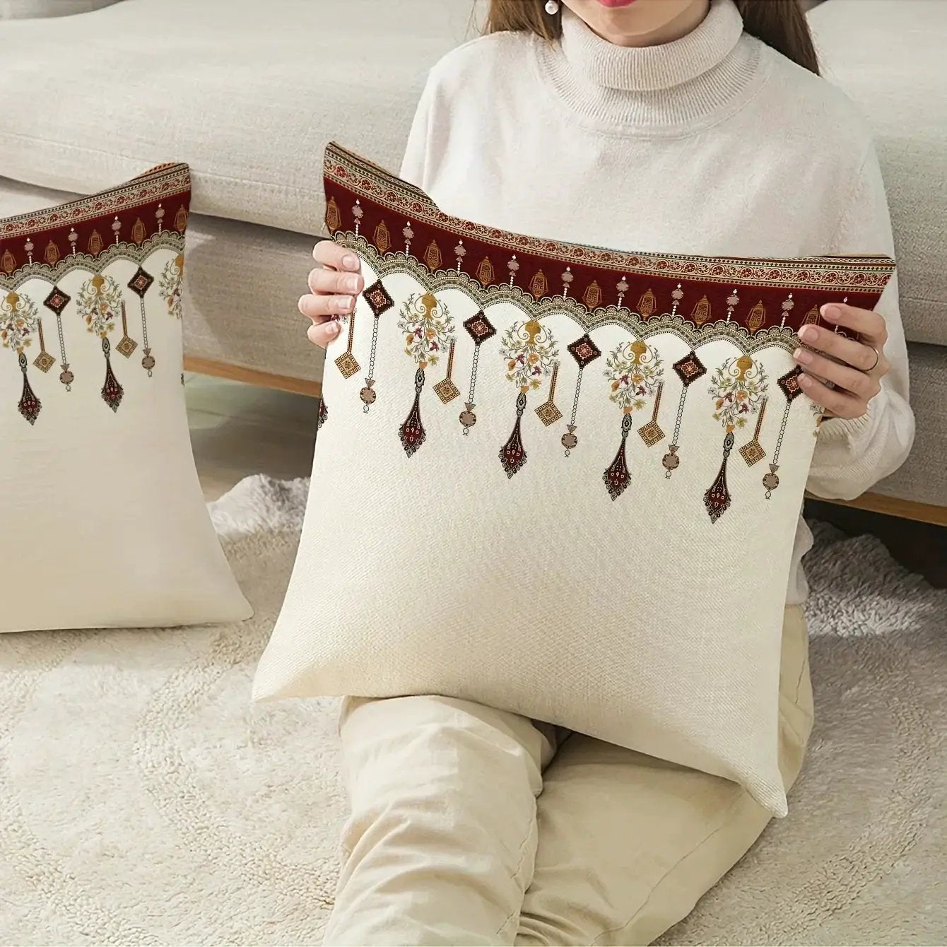 Pillow Covers - Vintage Polyester 18x18 by House Of Avana