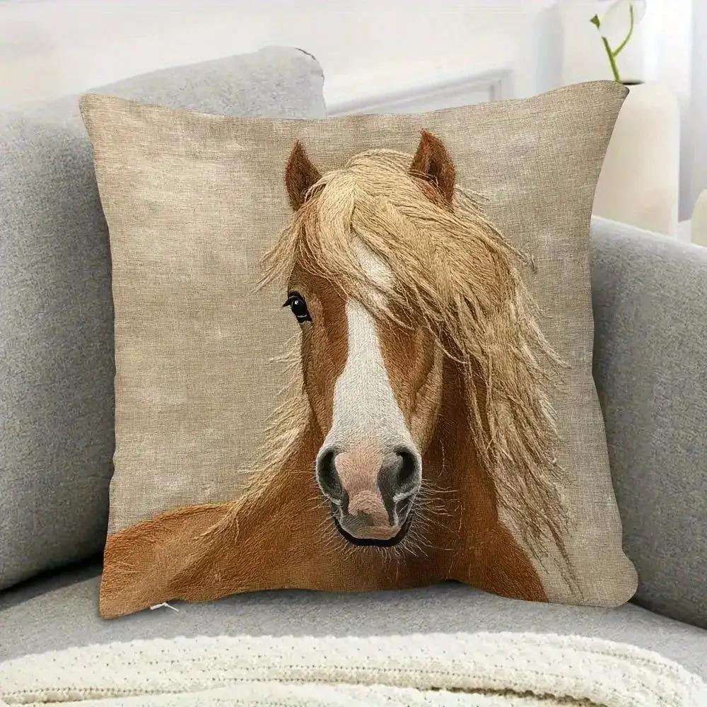 Pillow - Plush Brown 45x45cm by House Of Avana