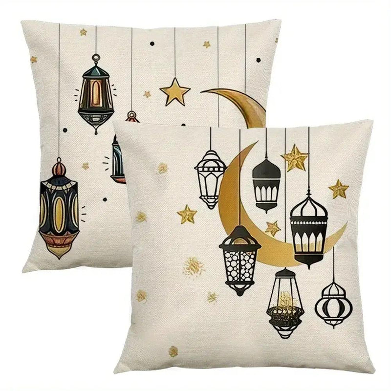 Pillowcase - Vintage Cotton Star Print by House Of Avana