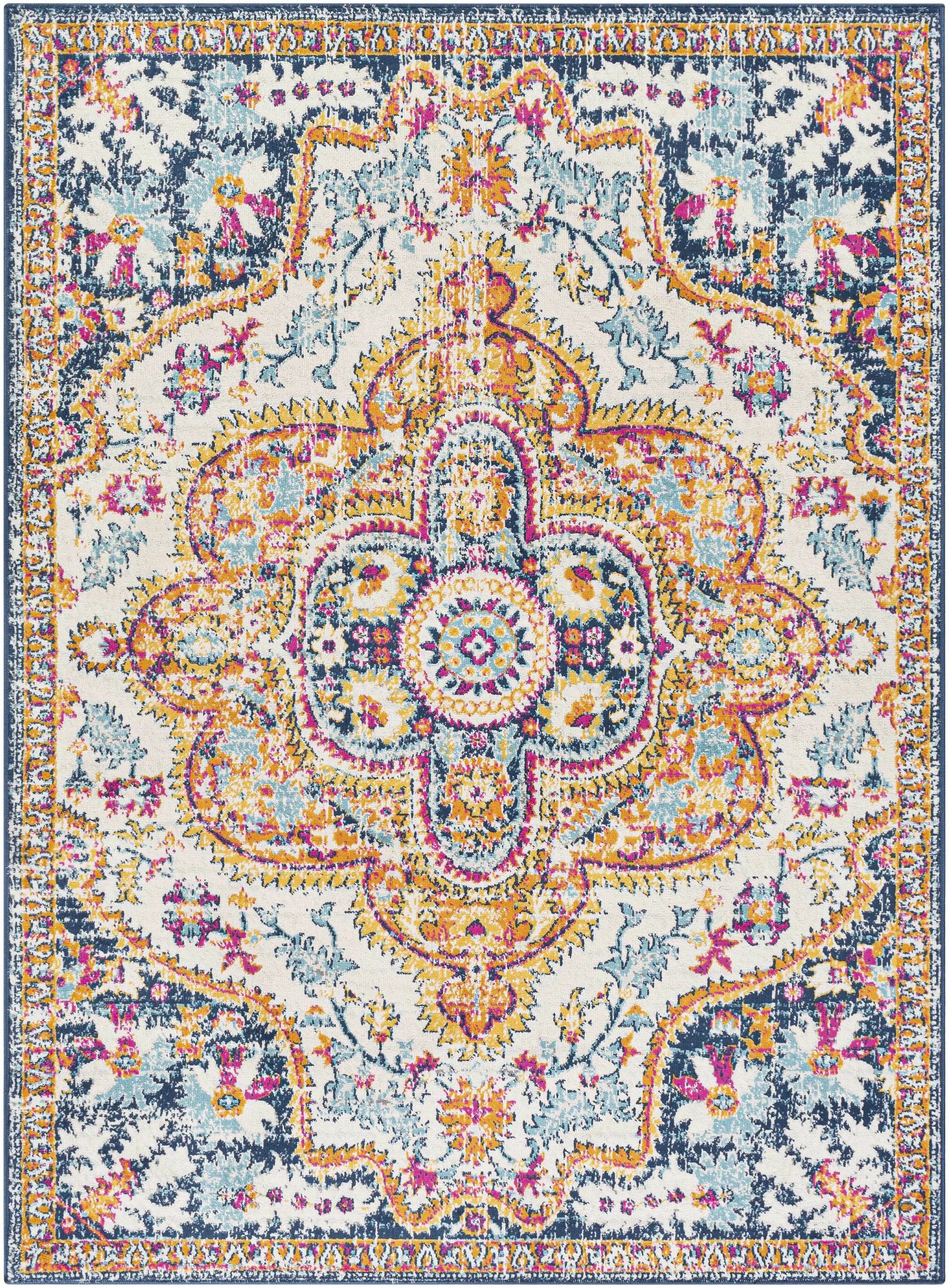 Pimperne Traditional Medallion Area Rug - Clearance by Boutique Rugs