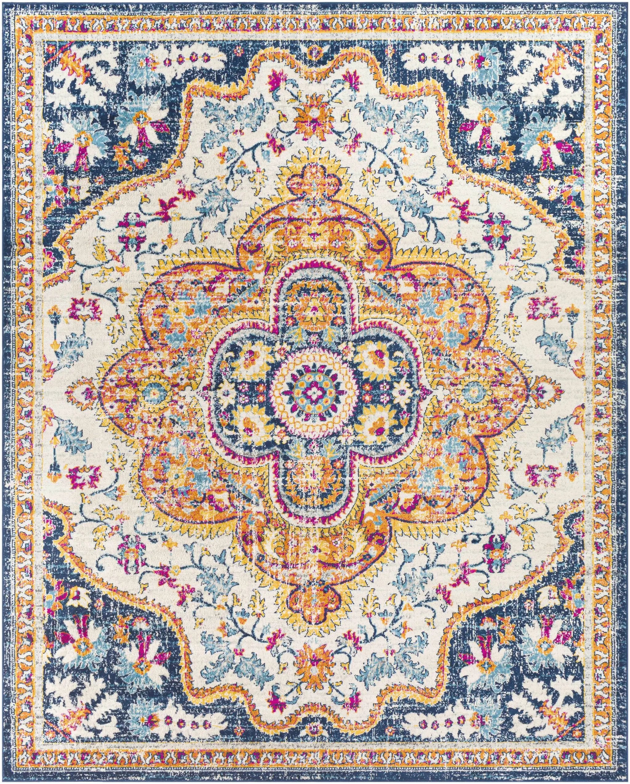 Pimperne Traditional Medallion Area Rug - Clearance by Boutique Rugs