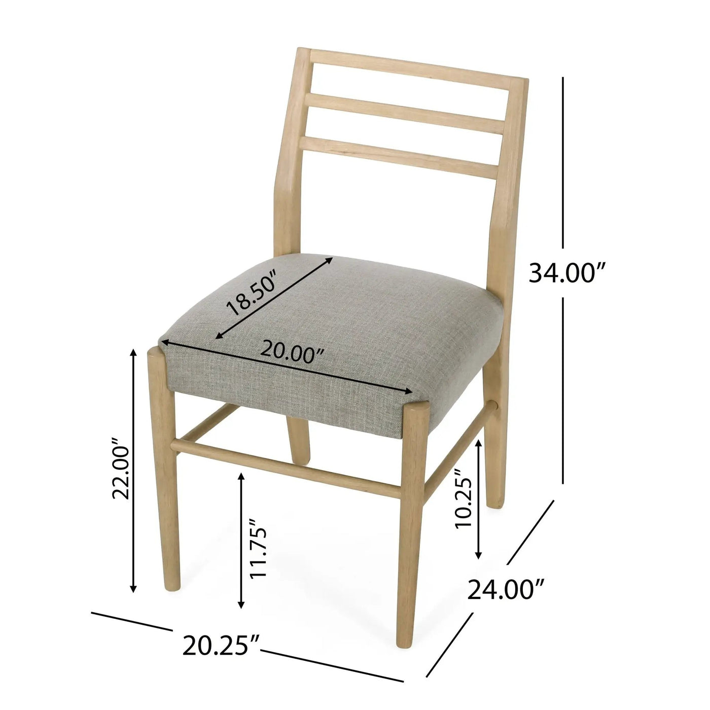 Pinnacle Dining Chair Set of 2 by HouseOfZazla