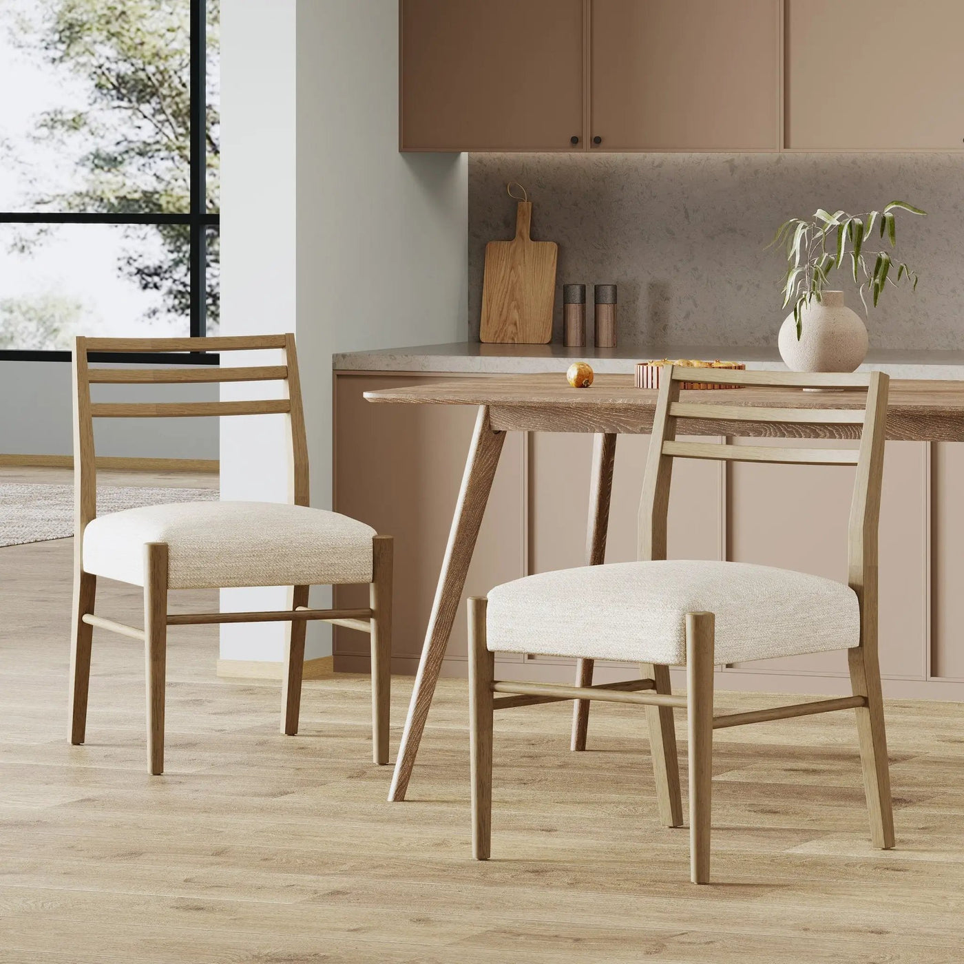 Pinnacle Dining Chair Set of 2 by HouseOfZazla