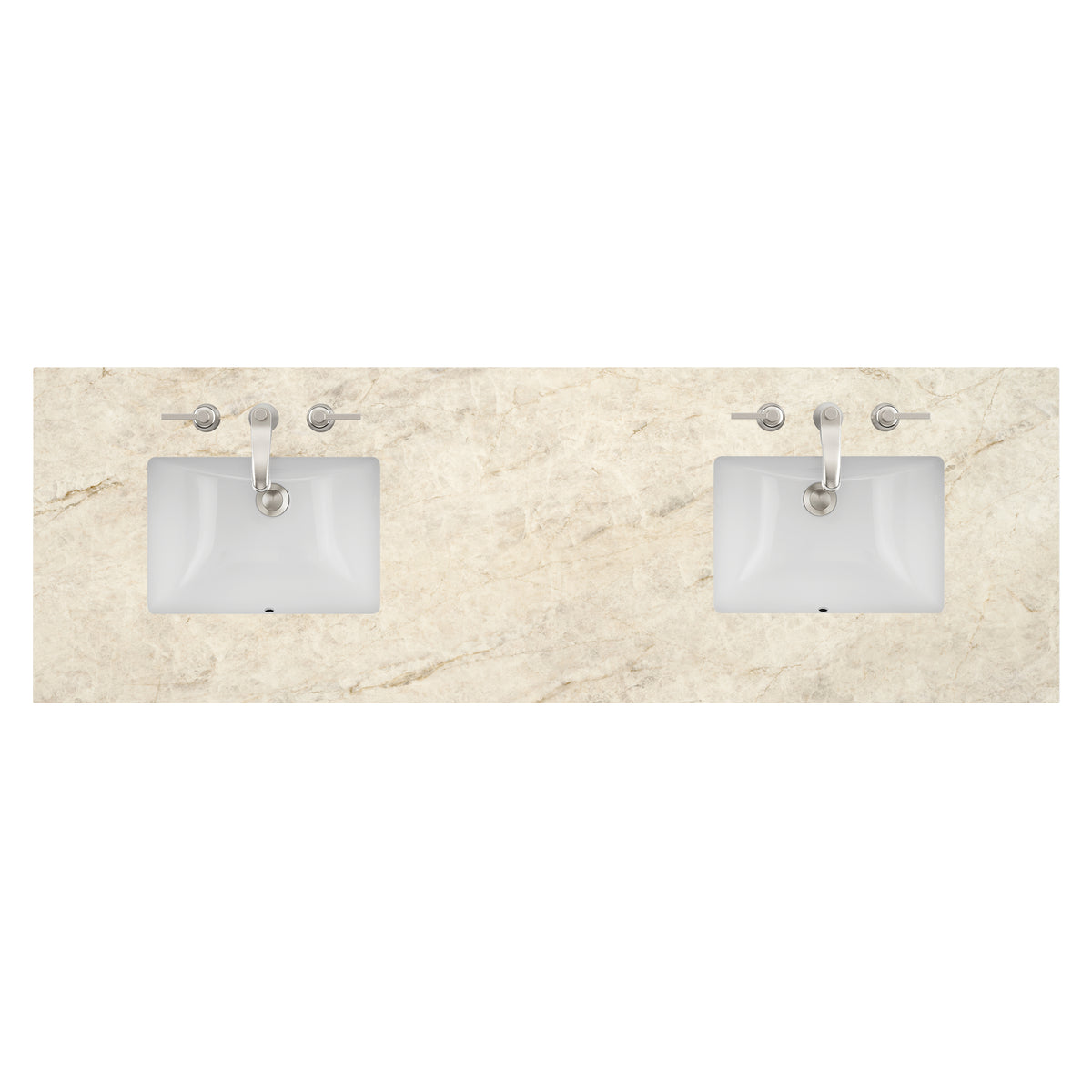James Martin 72" Double Vanity Top with Tajnar (2 Sinks) countertop