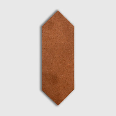 Piquete Satin Picket Terracotta Tiles 10x13 3/4