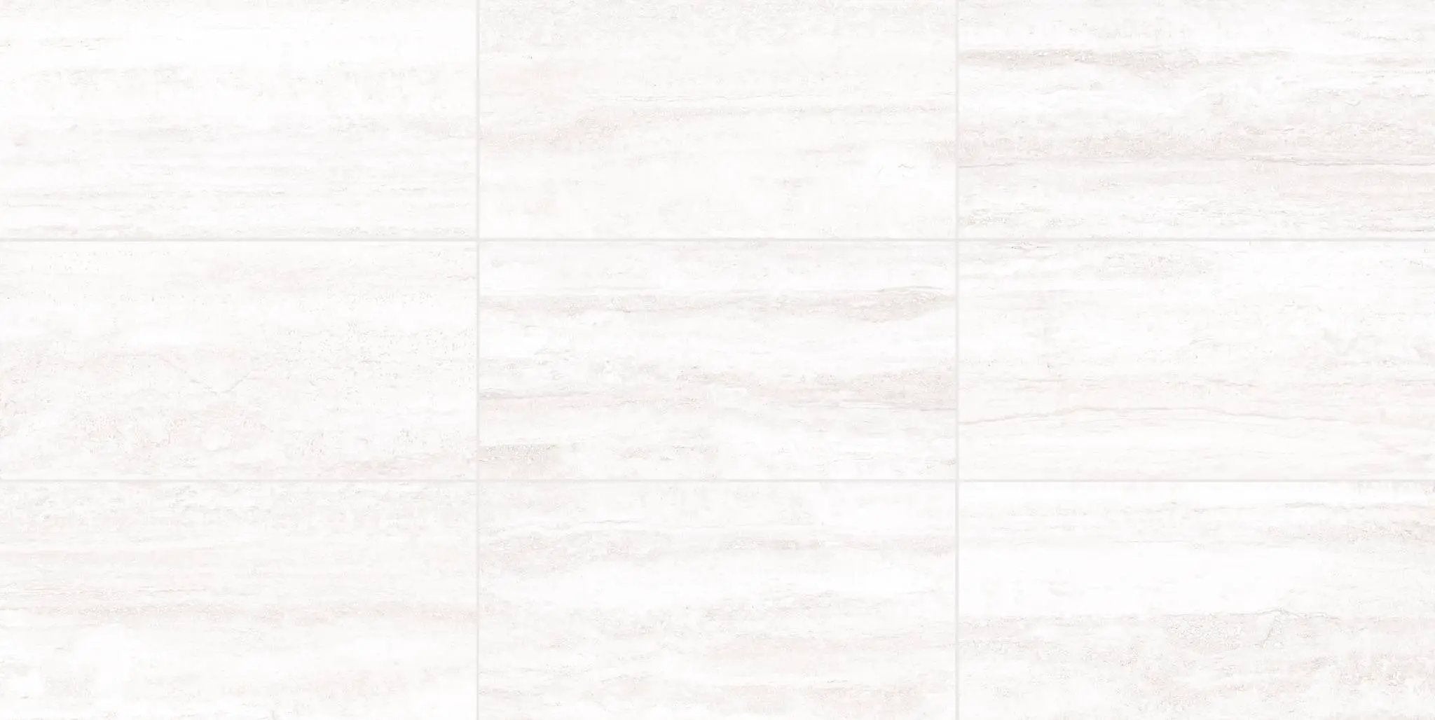 Pisa White Travertine Look Porcelain Tiles 12x24 by landmarkceramics