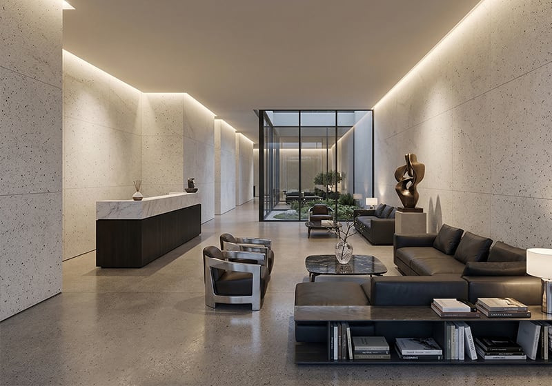 Pitaya Granite Slab Random room scene 3
