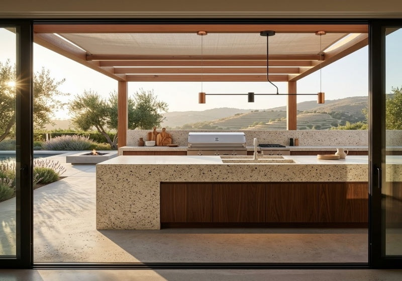 Pitaya Granite Slab Random room scene 5